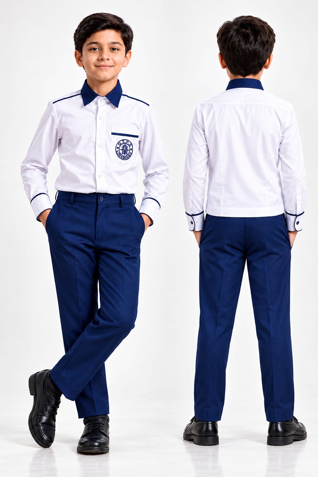 School Cotton Shirt & Trouser